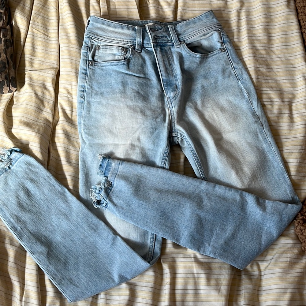 We the free high waist skinny jeans 27